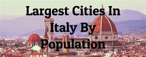 Italy: largest cities 2024 .